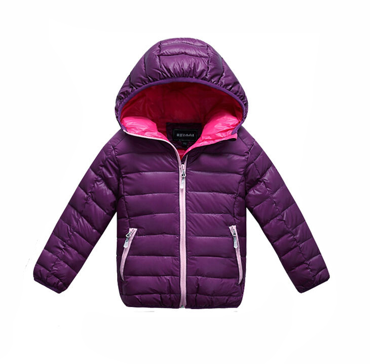 kids down jacket JTK-K02 purple